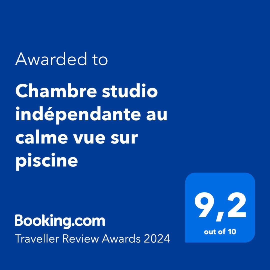 Chambre Studio Independante Au Calme Vue Sur Piscine Teyran Buitenkant foto